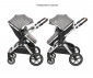 Комбинирана бебешка количка с обръщаща се седалка за деца до 22 кг Lorelli Viola Set, Pink 10021882301 thumb 14