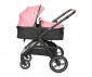 Комбинирана бебешка количка с обръщаща се седалка за деца до 22 кг Lorelli Viola Set, Pink 10021882301 thumb 3