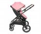 Комбинирана бебешка количка с обръщаща се седалка за деца до 22 кг Lorelli Viola Set, Pink 10021882301 thumb 7