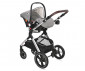 Комбинирана бебешка количка с обръщаща се седалка за деца до 22 кг Lorelli Viola Set, Opaline Grey 10021882302 thumb 9