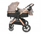 Комбинирана бебешка количка с обръщаща се седалка за деца до 22 кг Lorelli Viola Set, Pearl Beige 10021882303 thumb 4