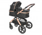 Комбинирана бебешка количка с обръщаща се седалка за деца до 22 кг Lorelli Viola Set, Diamand Black 10021882304 thumb 2