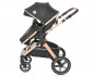 Комбинирана бебешка количка с обръщаща се седалка за деца до 22 кг Lorelli Viola Set, Diamand Black 10021882304 thumb 6