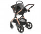 Комбинирана бебешка количка с обръщаща се седалка за деца до 22 кг Lorelli Viola Set, Diamand Black 10021882304 thumb 8