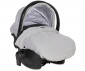 Бебешко столче/кошница за автомобил за новородени бебета с тегло до 10кг. Lorelli Rimini Di Mare, Grey Black Dots 10071562164 thumb 2