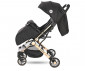 Сгъваема лятна бебешка количка за новородени с тегло до 15кг Lorelli Fiorano с покривало, Black 10021492305 thumb 4