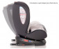 Столче за кола за новородено бебе с тегло до 36кг. с въртяща се функция Lorelli Nebula Isofix 360°, Rot Black Leather 10071382352 thumb 5