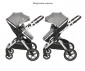 Комбинирана количка с обръщаща се седалка за новородени бебета и деца до 22кг Lorelli Viola, Pink 10021812301 thumb 11