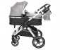 Комбинирана количка с обръщаща се седалка за новородени бебета и деца до 22кг Lorelli Viola, Opaline Grey 10021812302 thumb 4