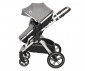 Комбинирана количка с обръщаща се седалка за новородени бебета и деца до 22кг Lorelli Viola, Opaline Grey 10021812302 thumb 8