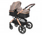 Комбинирана количка с обръщаща се седалка за новородени бебета и деца до 22кг Lorelli Viola, Pearl Beige 10021812303 thumb 2