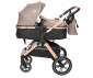 Комбинирана количка с обръщаща се седалка за новородени бебета и деца до 22кг Lorelli Viola, Pearl Beige 10021812303 thumb 4