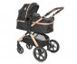 Комбинирана количка с обръщаща се седалка за новородени бебета и деца до 22кг Lorelli Viola, Black Diamonds 10021812304 thumb 2