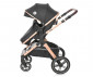 Комбинирана количка с обръщаща се седалка за новородени бебета и деца до 22кг Lorelli Viola, Black Diamonds 10021812304 thumb 6