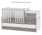 Трансформиращо се бебешко легло Lorelli Combo, цвят бяло/String, 172/72 см 10150560037A thumb 2