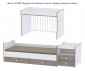Трансформиращо се бебешко легло Lorelli Combo, цвят бяло/String, 172/72 см 10150560037A thumb 4