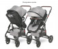 Комбинирана количка с обръщаща се седалка за новородени бебета и деца до 15кг Lorelli Alba Premium, Pink 10021422301 thumb 14