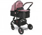 Комбинирана количка с обръщаща се седалка за новородени бебета и деца до 15кг Lorelli Alba Premium, Pink 10021422301 thumb 2