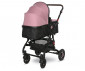 Комбинирана количка с обръщаща се седалка за новородени бебета и деца до 15кг Lorelli Alba Premium, Pink 10021422301 thumb 5