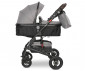 Комбинирана количка с обръщаща се седалка за новородени бебета и деца до 15кг Lorelli Alba Premium, Opaline Grey 10021422302 thumb 4