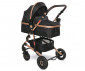 Комбинирана количка с обръщаща се седалка за новородени бебета и деца до 15кг Lorelli Alba Premium, Black 10021422305 thumb 2