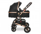 Комбинирана количка с обръщаща се седалка за новородени бебета и деца до 15кг Lorelli Alba Premium, Black 10021422305 thumb 3