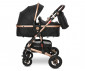 Комбинирана количка с обръщаща се седалка за новородени бебета и деца до 15кг Lorelli Alba Premium, Black 10021422305 thumb 4