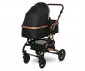 Комбинирана количка с обръщаща се седалка за новородени бебета и деца до 15кг Lorelli Alba Premium, Black 10021422305 thumb 5