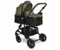 Комбинирана количка с обръщаща се седалка за новородени бебета и деца до 15кг Lorelli Alba Premium, Loden Green 10021422383 thumb 2