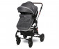 Комбинирана количка с обръщаща се седалка за новородени бебета и деца до 15кг Lorelli Alba Premium, Steel Grey 10021422389 thumb 5