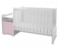Трансформиращо се детско легло Lorelli Trend Plus New, цвят бяло/orchid pink, 70/160 см 10150400038A thumb 6