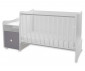 Трансформиращо се детско легло Lorelli Trend Plus New, цвят бяло/stone grey, 70/160 см 10150400041A thumb 6