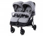 Бебешка количка с чанта за близнаци до 15кг всяко Lorelli Duo, Cool grey 10021542386 thumb 2