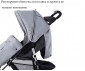 Сгъваема бебешка количка за за бебета от 6 месеца с тегло до 15кг Lorelli Olivia с покривало за крачета, Black 10021872305 thumb 4