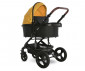 Сгъваема бебешка количка за новородени с тегло до 22 кг. с обръщаща се седалка Lorelli Boston, Lemon curry 10021832338 thumb 2