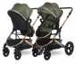 Сгъваема бебешка количка за новородени с тегло до 22 кг. с обръщаща се седалка Lorelli Boston, loden green 10021832383 thumb 7