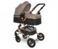 Комбинирана количка с обръщаща се седалка за новородени бебета и деца до 15кг Lorelli Alba Premium, Pearl beige 10021422303 thumb 2