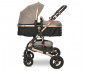 Комбинирана количка с обръщаща се седалка за новородени бебета и деца до 15кг Lorelli Alba Premium, Pearl beige 10021422303 thumb 3