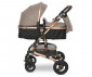 Комбинирана количка с обръщаща се седалка за новородени бебета и деца до 15кг Lorelli Alba Premium, Pearl beige 10021422303 thumb 4