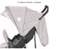 Сгъваема бебешка количка за за бебета от 6 месеца с тегло до 22кг Lorelli Martina с покривало, Cool grey 10021712386 thumb 5