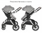 Комбинирана количка с обръщаща се седалка за новородени бебета и деца до 22кг Lorelli Viola, Tropical flowers 10021812388 thumb 11