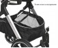 Комбинирана количка с обръщаща се седалка за новородени бебета и деца до 22кг Lorelli Viola, Tropical flowers 10021812388 thumb 13