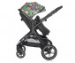Комбинирана количка с обръщаща се седалка за новородени бебета и деца до 22кг Lorelli Viola, Tropical flowers 10021812388 thumb 5