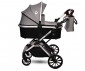 Комбинирана бебешка количка с обръщаща се седалка за деца до 22кг Lorelli Glory 2в1, Opaline grey 10021822302 thumb 4
