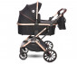 Комбинирана бебешка количка с обръщаща се седалка за деца до 22кг Lorelli Glory 2в1, Black diamond 10021822304 thumb 4