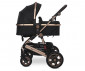 Комбинирана бебешка количка с обръщаща се седалка за деца до 22кг Lorelli Lora, Black 10021272305 thumb 3