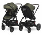Комбинирана бебешка количка с обръщаща се седалка за деца до 22кг Lorelli Lora, loden green 10021272383 thumb 9