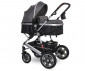 Комбинирана бебешка количка с обръщаща се седалка за деца до 22кг Lorelli Lora, Steel grey 10021272389 thumb 2