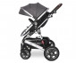 Комбинирана бебешка количка с обръщаща се седалка за деца до 22кг Lorelli Lora, Steel grey 10021272389 thumb 8