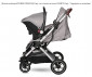 Комбинирана бебешка количка с обръщаща се седалка за деца до 22кг Lorelli Storm, Opaline Grey 10021692302 thumb 5